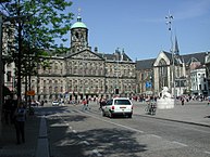 Plaza Dam en el Centro de Ámsterdam